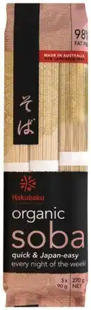 IGA Hakubaku Organic Soba, or Udon 270g offer