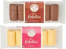 IGA Bakers Oven Jam or Chocolate Rollettes 250g offer