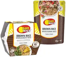 IGA SunRice 90 Seconds Microwave Rice Pouch 250g or 40 Seconds Rice Cup 2 Pack Selected Varieties offer
