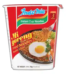 IGA Indomie Mi Goreng Instant Cup Noodles 70‑75g Selected Varieties offer
