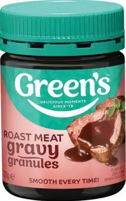 IGA Green’s Gravy Granules 120g Selected Varieties offer