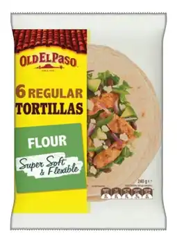 IGA Old El Paso Regular Tortillas 6 Pack Selected Varieties offer