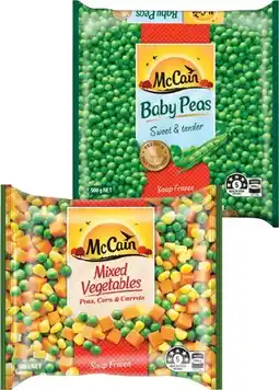 IGA McCain Frozen Vegetables 500g Selected Varieties offer