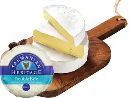 IGA Tasmanian Heritage Double Brie or Camembert 200g offer