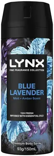 IGA Lynx Fine Fragrance Collection Premium Body Spray 150mL Selected Varieties offer
