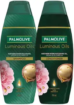 IGA Palmolive Luminous Oils Shampoo or Conditioner 350mL Selected Varieties offer