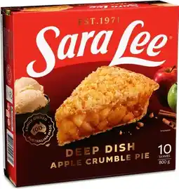 IGA Sara Lee Deluxe Deep Dish Apple Pie 800g Selected Varieties offer