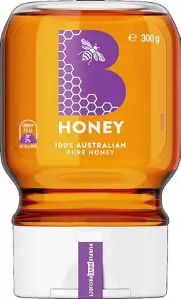 IGA B Honey 100% Australian Pure Honey 300g offer
