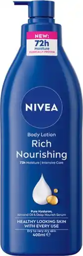 IGA Nivea Body Lotion 400mL Selected Varieties offer