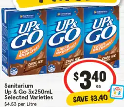 IGA Sanitarium Up & Go offer
