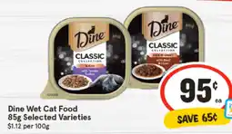 IGA Dine Wet Cat Food offer