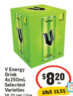 IGA V Energy Drink offer