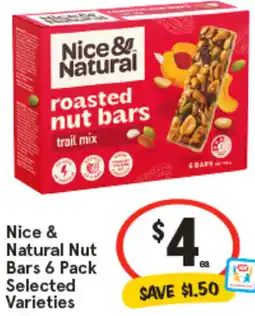 IGA Nice & Natural Nut Bars offer