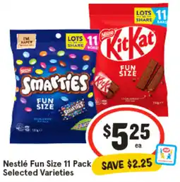 IGA Nestlé Fun Size 11 Pack offer
