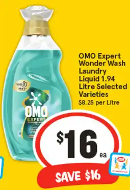 IGA OMO Expert Wonder Wash Laundry Liquid offer
