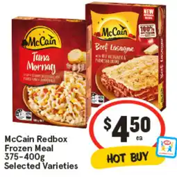IGA McCain Redbox Frozen Meal offer