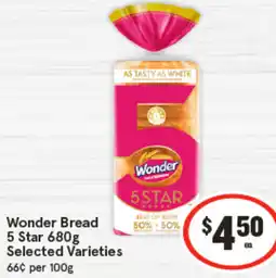 IGA Wonder Bread 5 Star offer