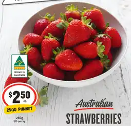 IGA Australian STRAWBERRIES offer