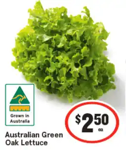 IGA Australian Green Oak Lettuce offer