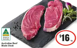 IGA Australian Beef Blade Steak offer