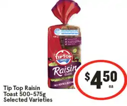 IGA Tip Top Raisin Toast offer