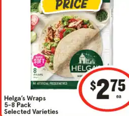 IGA Helga's Wraps offer