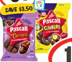 IGA Pascall Chocolate or Cadbury Bitesize Share Bag offer