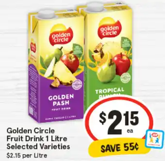 IGA Golden Circle Fruit Drink offer