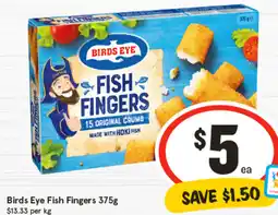 IGA Birds Eye Fish Fingers offer