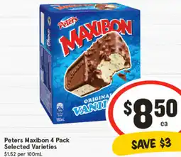 IGA Peters Maxibon offer