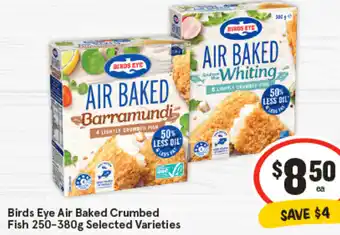 IGA Birds Eye Air Baked Crumbed Fish offer