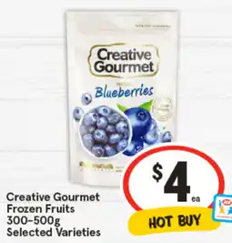 IGA Creative Gourmet Frozen Fruits offer