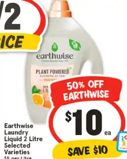 IGA Earthwise Laundry Liquid offer