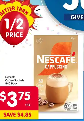 Spar Nescafe Coffee Sachets offer
