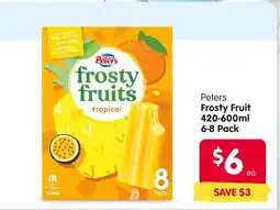 Spar Peters Peters Frosty Fruit offer