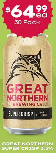 Thirsty Camel GREAT NORTHERN SUPER CRISP 3.5% offer