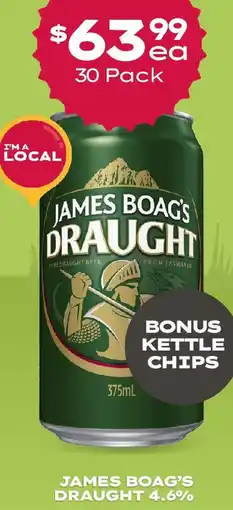Thirsty Camel JAMES BOAG'S DRAUGHT 4.6% offer