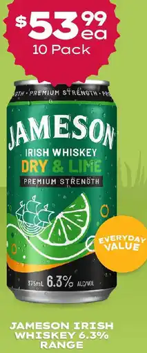 Thirsty Camel JAMESON IRISH WHISKEY 6.3% offer