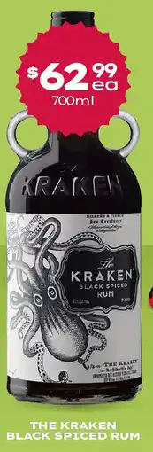 Thirsty Camel THE KRAKEN BLACK SPICED RUM offer
