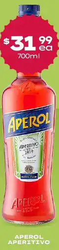 Thirsty Camel APEROL APERITIVO offer