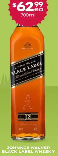 Thirsty Camel JOHNNIE WALKER BLACK LABEL WHISKY offer