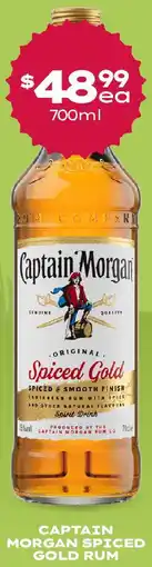 Thirsty Camel CAPTAIN MORGAN SPICED GOLD RUM offer
