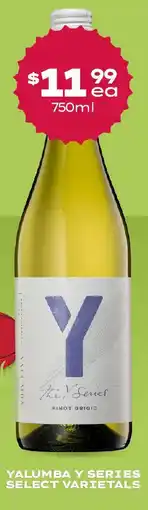 Thirsty Camel YALUMBA Y SERIES SELECT VARIETALS offer