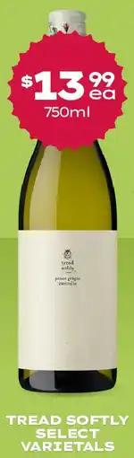 Thirsty Camel TREAD SOFTLY SELECT VARIETALS offer