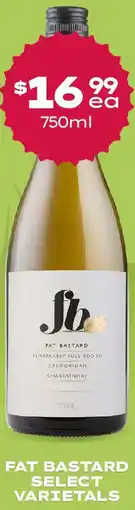 Thirsty Camel FAT BASTARD SELECT VARIETALS offer