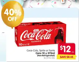 Spar Coca-Cola, Sprite or Fanta offer