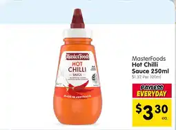 Spar MasterFoods Hot Chilli Sauce offer