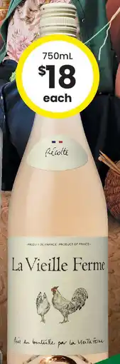 The Bottle O La Vieille Ferme offer