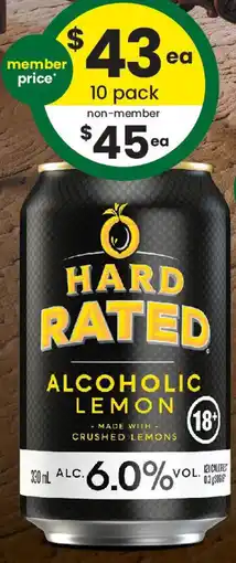 The Bottle O HARD RATED offer