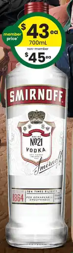 The Bottle O SMIRNOFF offer